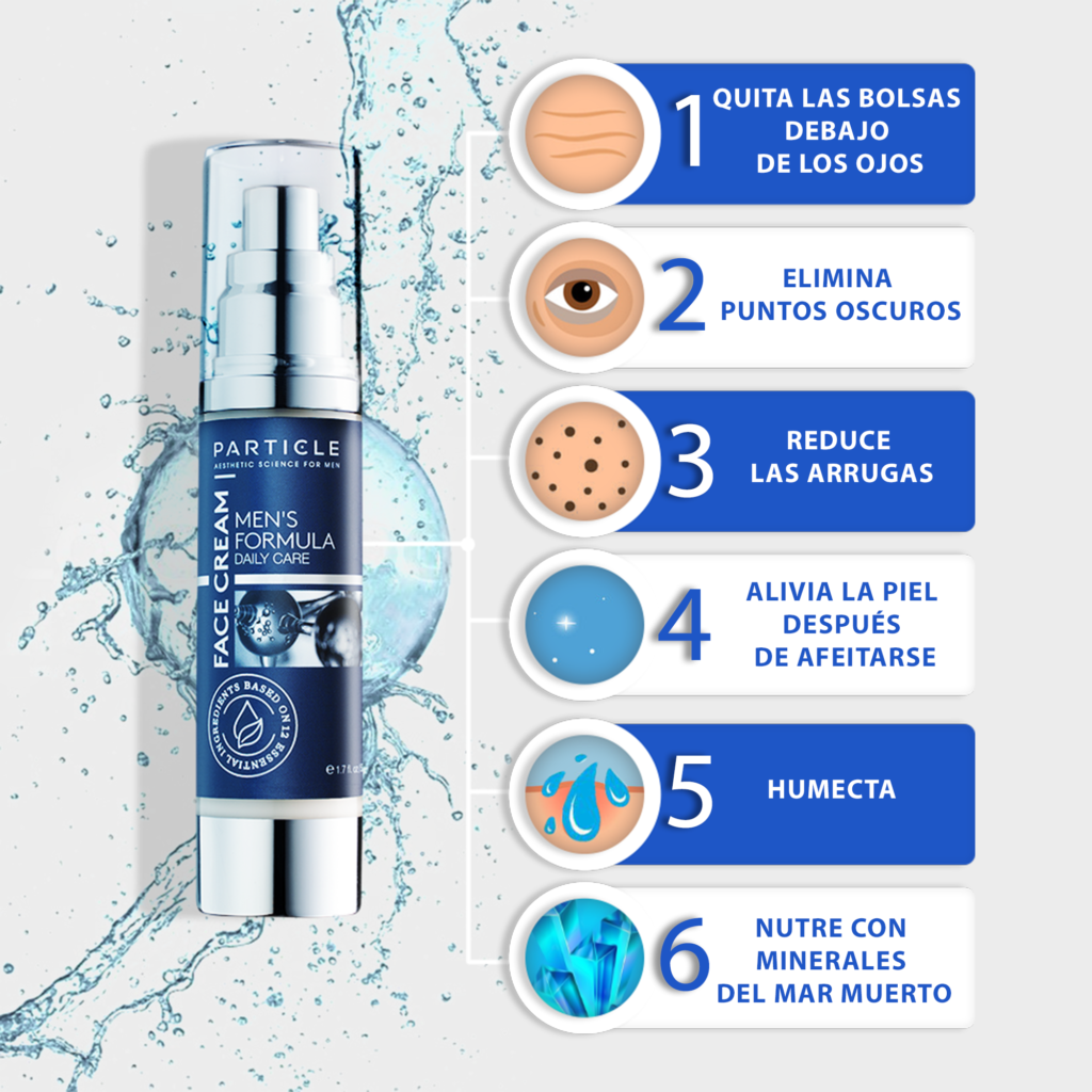 Particle Face Cream 6 Actions Spanish Mexico