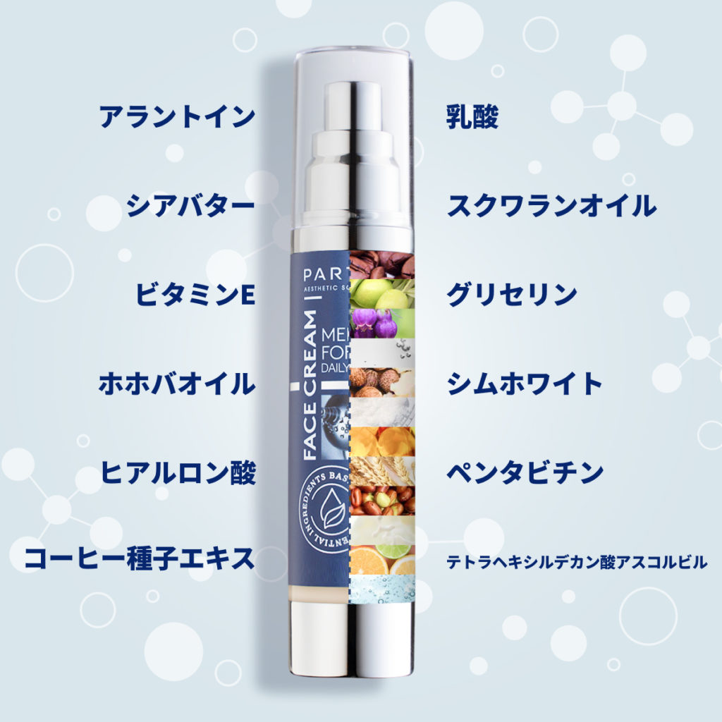 Particle Face Cream Ingredients New Japanese