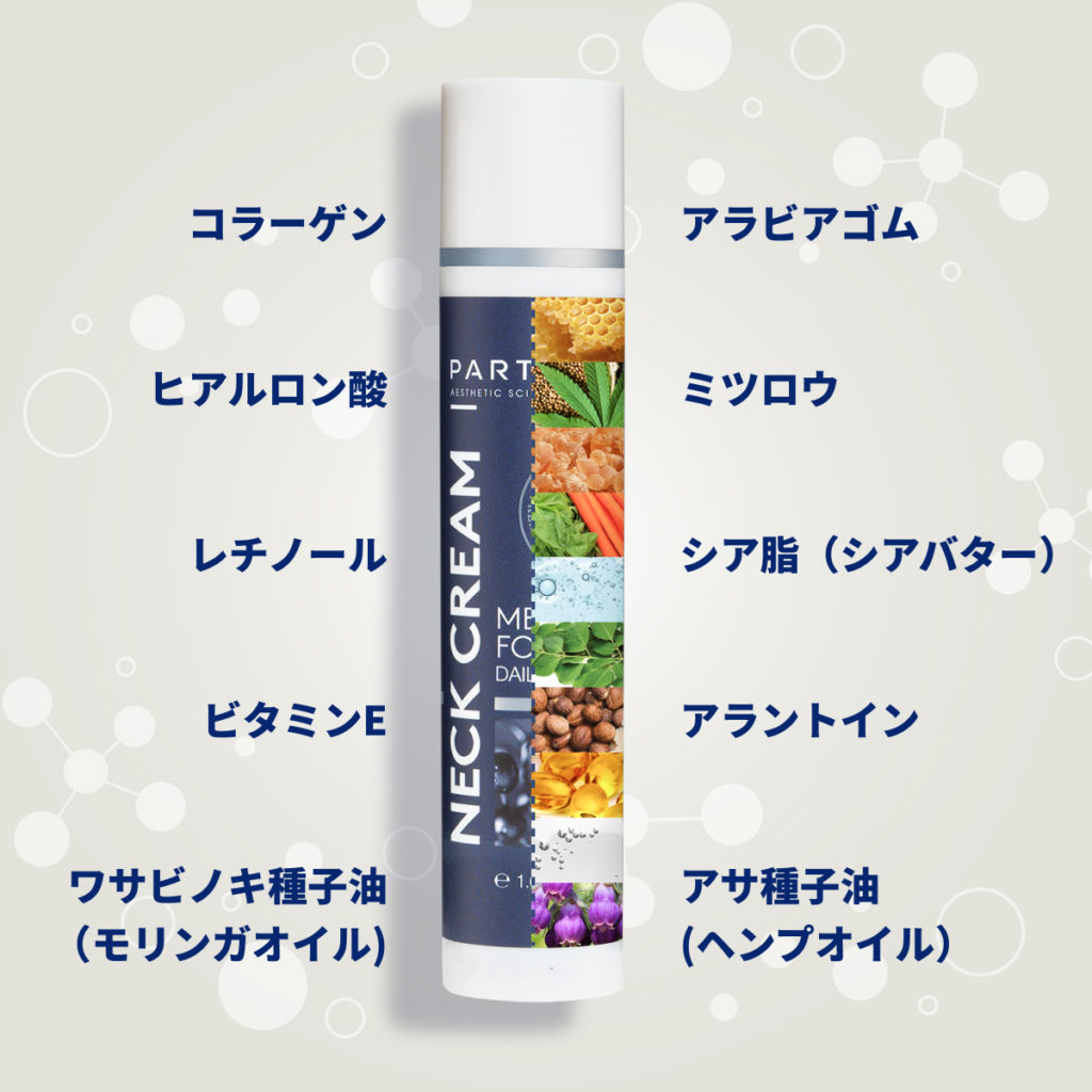 Particle Neck Cream Ingredients New Japanese
