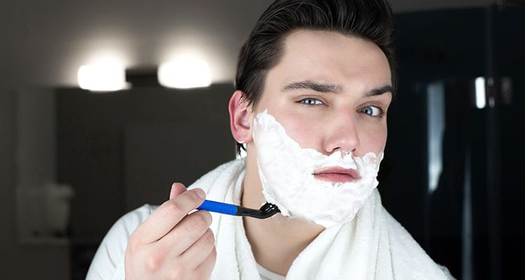 Dealing with acne after shaving