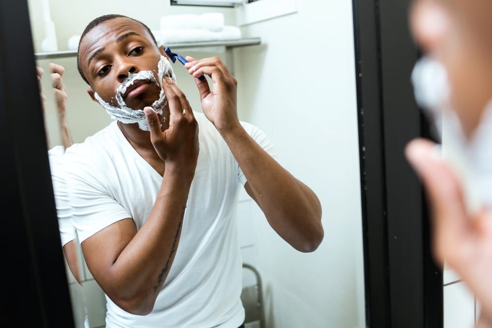 Shaving is one of the main reasons for flaky skin, it’s time for better shaving habits.
