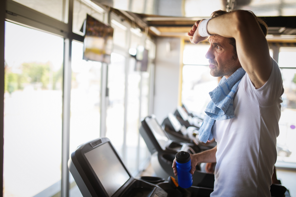 Men tend to sweat way more than women.