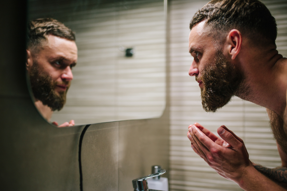 Your best course of action in this scenario is to make sure your mustache and beard stay as clean as possible.