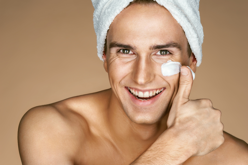 You could achieve such a facial treatment by using a face mask designed for men’s skin.