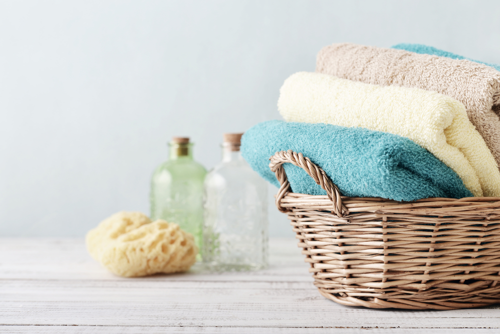 Dirty towels, or even shirts with rough fabrics, can irritate your skin.