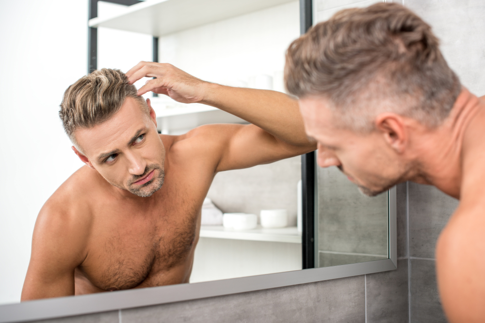 The vast majority of men will suffer noticeable hair loss by the age of 35 or 40.