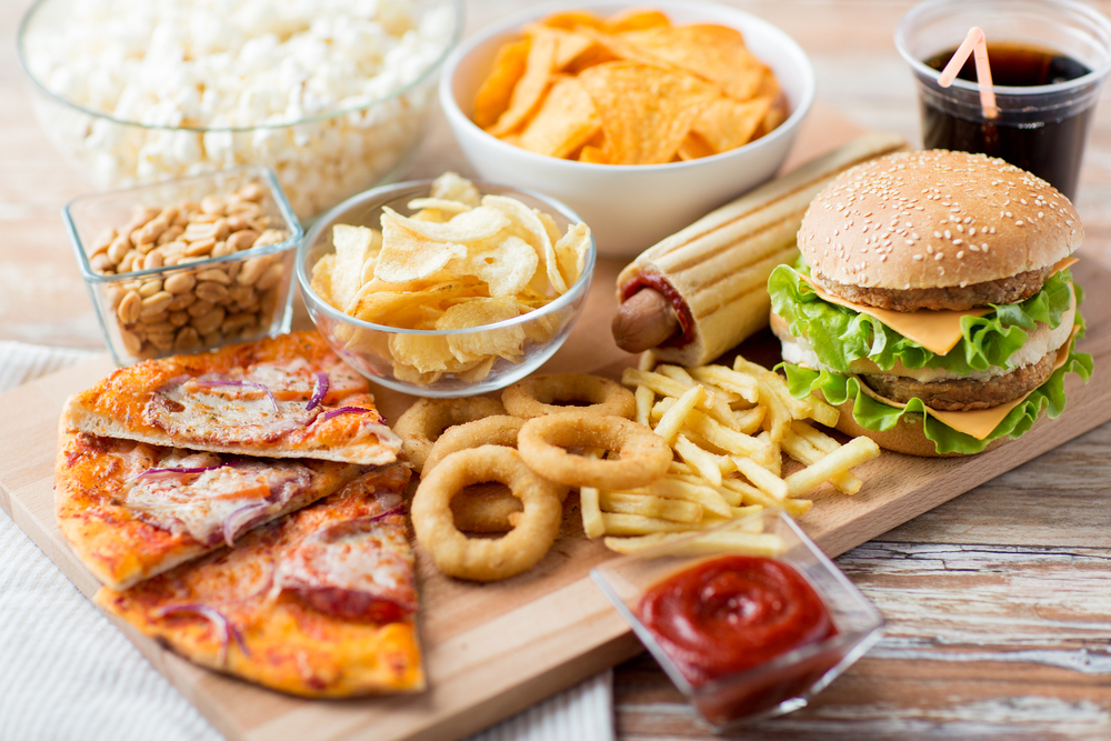 Fast foods leave us with a feeling of excessive fullness, but don't satisfy us for long.