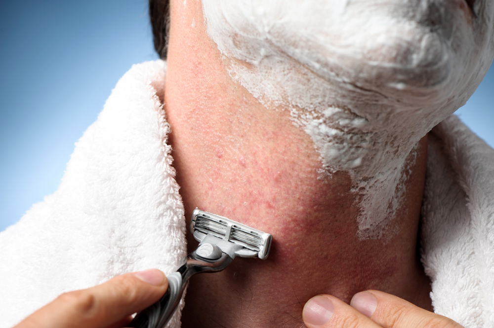 The razor drags more along the skin, causing significantly more razor burn.