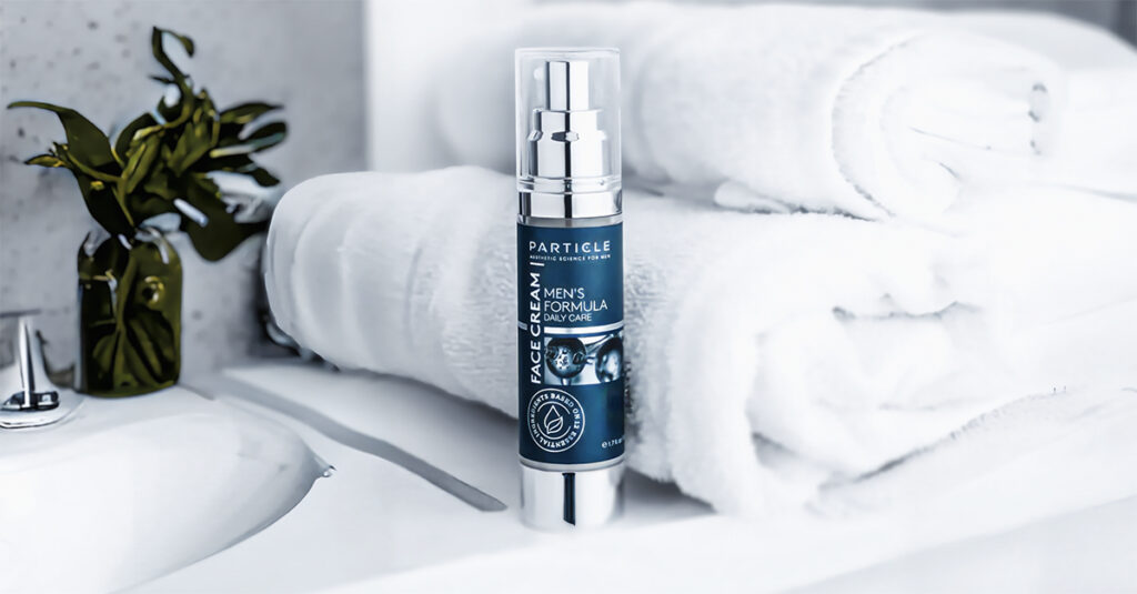 Particle Face Cream with Towel Landscape