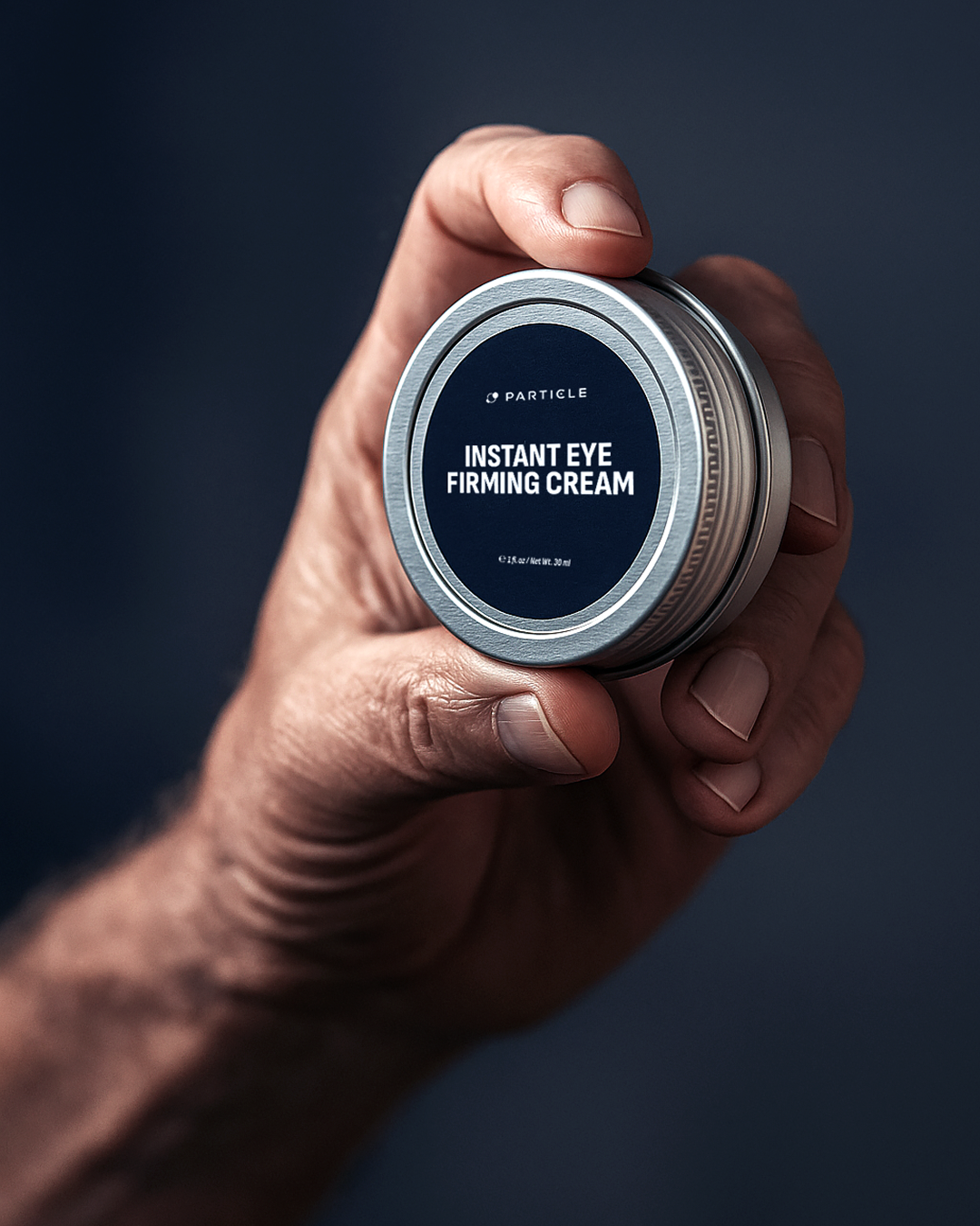 Instant eye tightening cream _ Website _ Gallery images Holding the Product 1080x1350 _ V4