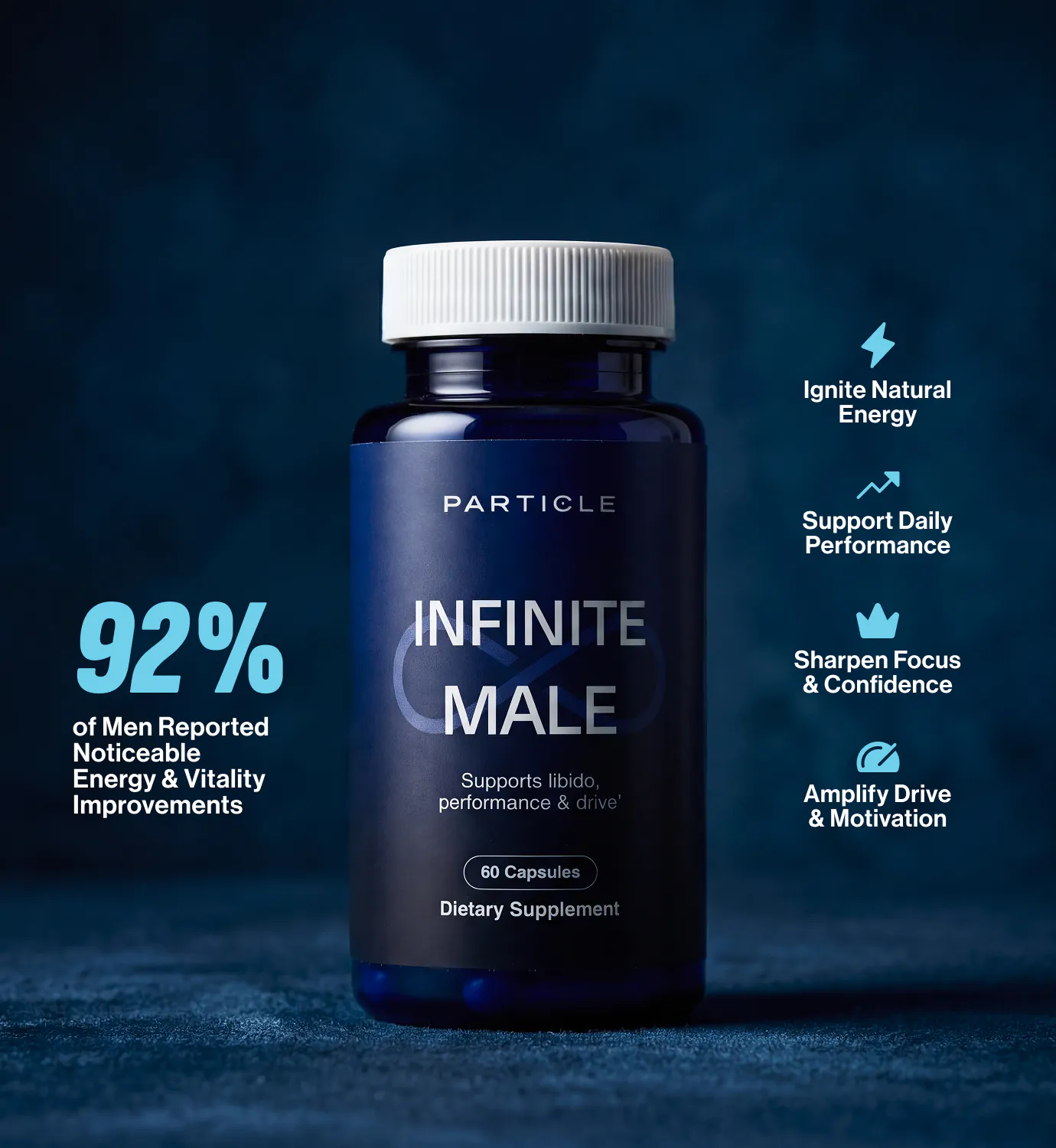 Infinite Male _ Website _ Hero Product Image Text Change - Energy Angle _ DAN 1380x1500