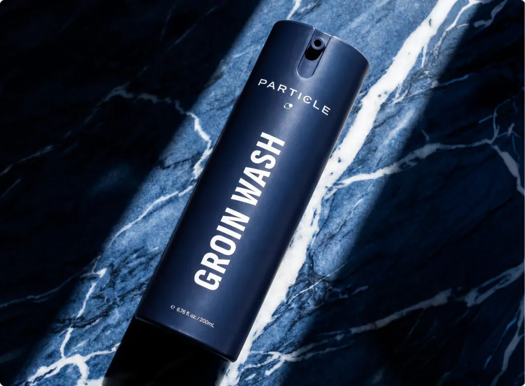 PARTICLE GROIN WASH VS REGULAR BODY WASH